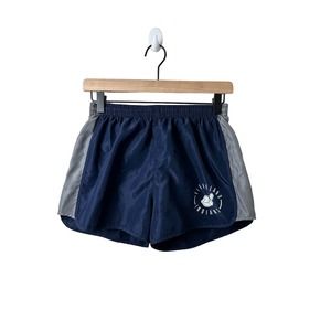 Pink x MLB Cleveland Indians Navy Gray Women's Running Shorts Smallb